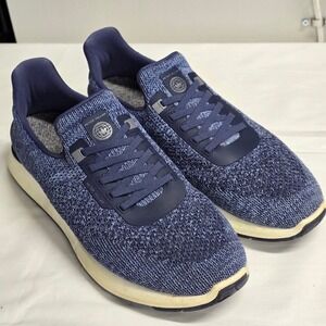 Peter Millar Hyperlight Apollo Sneakers Mens 11 Storm Blue Knit Athletic Preppy